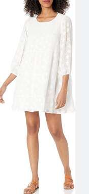 Show Me Your Mumu White Portabella Dress Small  Summer Chic